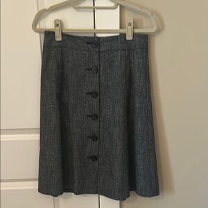 Banana Republic Charcoal A-Line Skirt